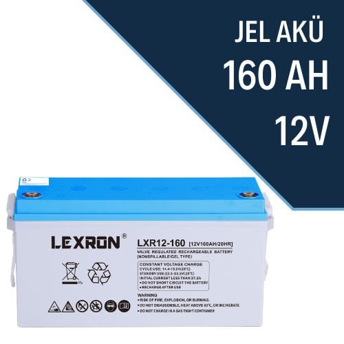 Lexron 12V 160AH Jel Akü