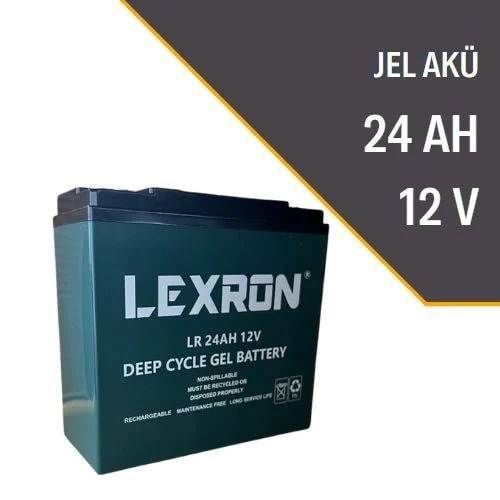 Lexron 12V 24Ah Jel Akü