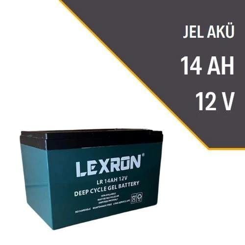 Lexron 12V 14Ah Jel Akü