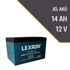 Lexron 12V 14Ah Jel Akü