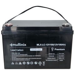 Mullinix 12V 100AH Kurşun Karbon Jel Akü | Yüksek Performanslı Solar Akü
