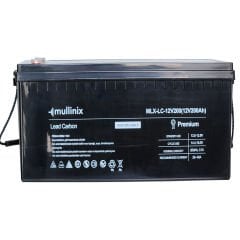 Mullinix - 12V 200AH Kurşun Karbon Jel Akü
