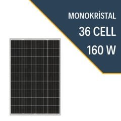 Lexron 160W Half Cut Monokristal Güneş Paneli