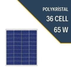 Lexron 65W Polykristal Güneş Paneli
