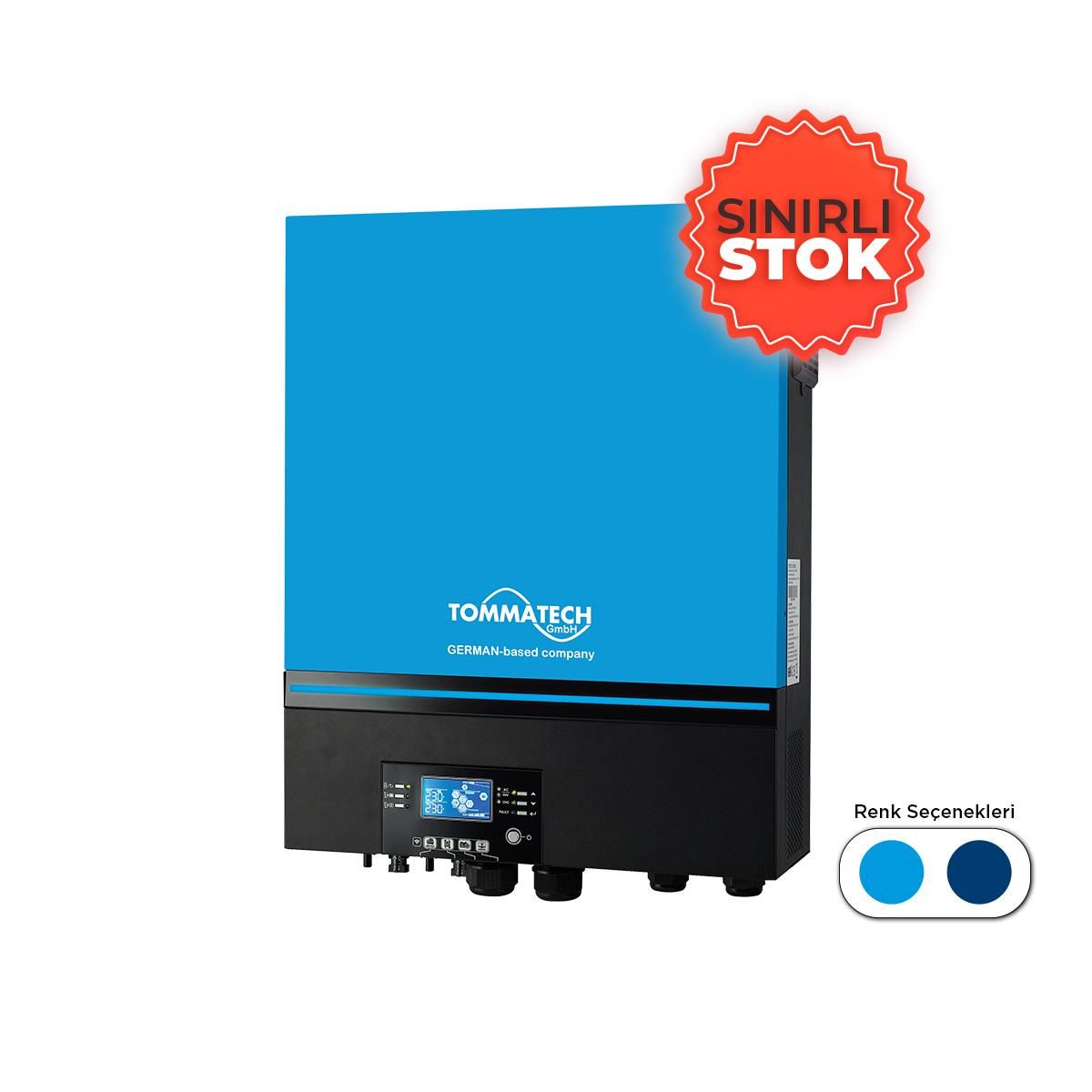 mnm Tommatech MPLUS 7.2KW 48V MPPT Tam Sinüs Akıllı Inverter | Aldemir