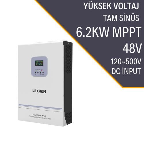 Lexron 6.2kW Yüksek Voltaj MPPT Akıllı Inverter