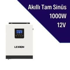 Lexron 1KW 12V Tam Sinüs Akıllı Inverter