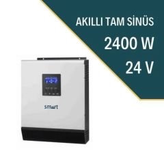 Smart 2.4kW 24V Tam Sinüs Akıllı Inverter