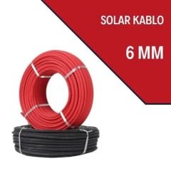 Aldemir Solar Kablo 6MM (Siyah)