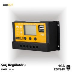 Mexxsun 10A 12/24V (AT10) Şarj Kontrol Cihazı