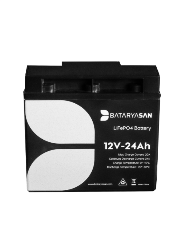 Bataryasan 12V 24Ah ABS Kasa LiFePO4 Akü
