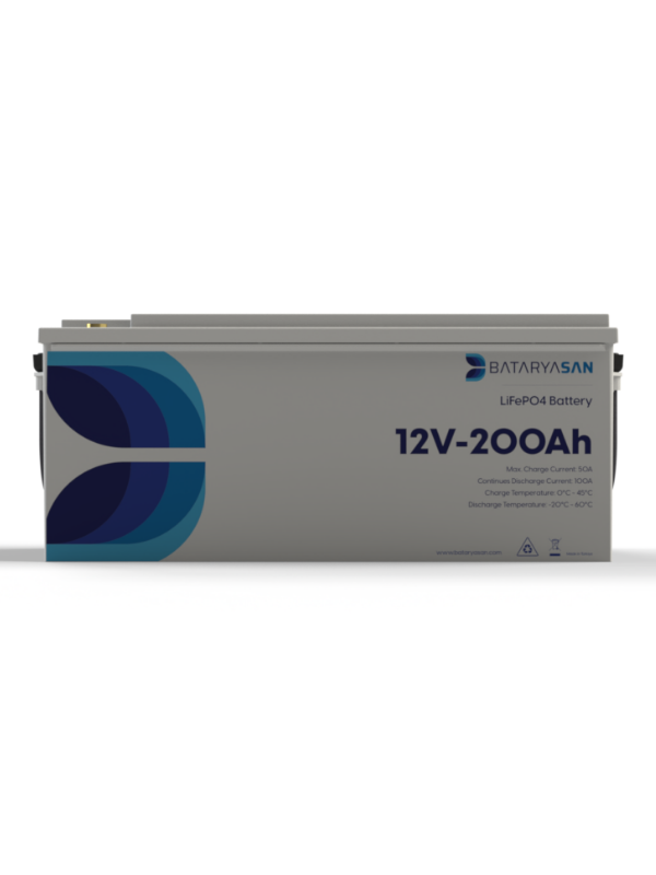 Bataryasan 12V 200Ah ABS Kasa LiFePO4 Akü