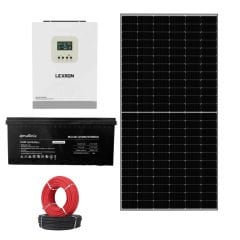 3kW Güçlendirilmiş Solar Enerji Bağ Evi Paketi