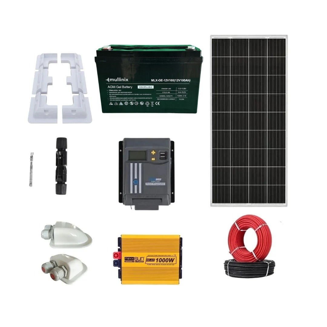 210W - 1000W Karavan Solar Enerji Paketi