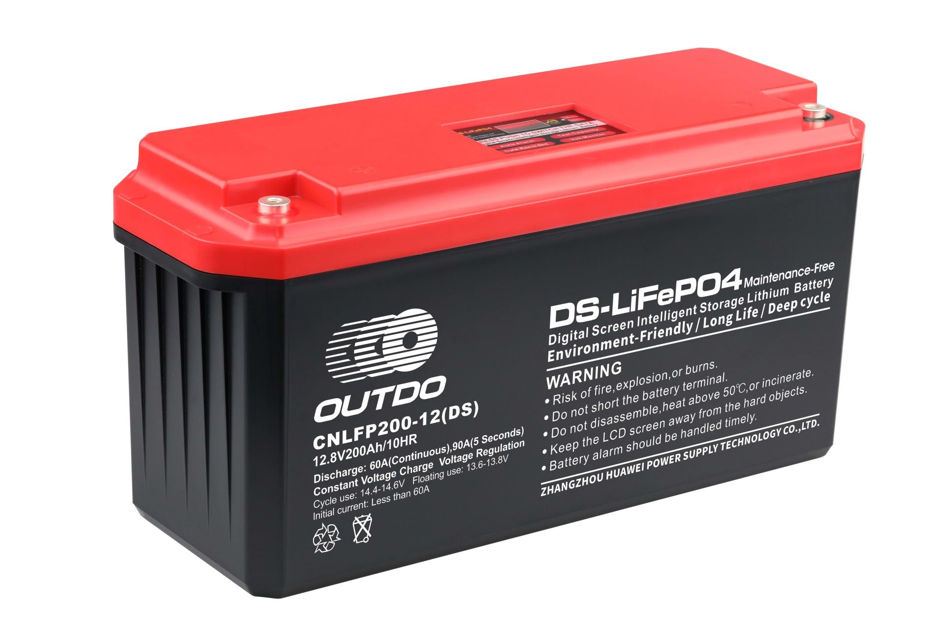 OUTDO -  12.8V 200ah Lityum Akü
