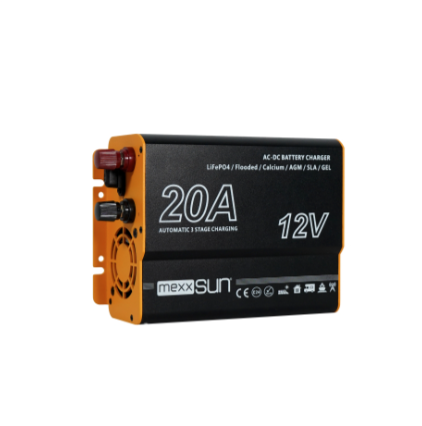 MEXXSUN 12V-20A AC-DC Şebekeden Akü Şarj Cihazı