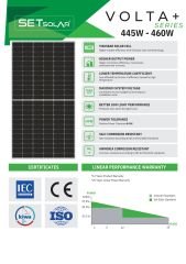 Set Solar 455W Monokristal Half Cut Güneş Paneli