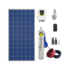 24V DC Solar Dalgıç Pompa Paketi (275W Tek Panelli)