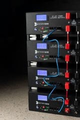 Bataryasan 51.2 V 100Ah Ekranlı Modüler Seri 5 Yıl Garantili LifePO4 Lityum Akü
