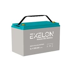 Exelon 12V 100Ah AGM Solar Jel Akü