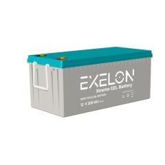 Exelon 12V 200Ah AGM Solar Jel Akü