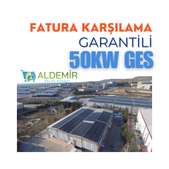 50kW Şebeke Bağlantılı FABRİKA GES - Anahtar Teslim Proje