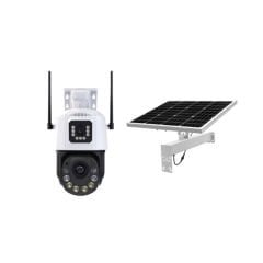 INOX-215 4G DUAL (İKİ) LENS 36X 60WATT 30Mah SOLAR PANELLİ PTZ