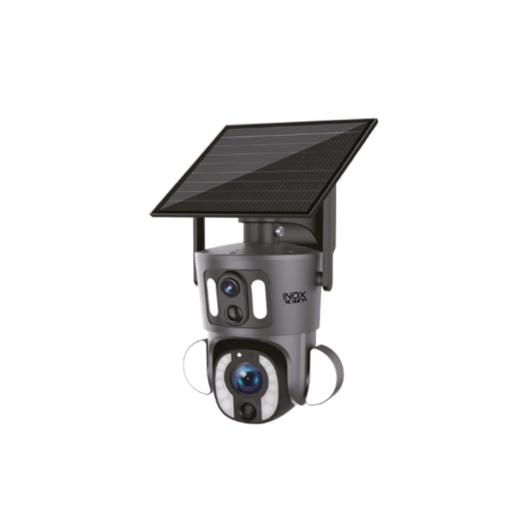 INOX-224 4G ÇİFT LENS (10X OPTİK ZOOM) SOLAR PANELLİ PTZ KAMERA (UBOX)
