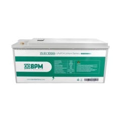 BPM 25.6V 100Ah LiFePo4 Lityum Akü