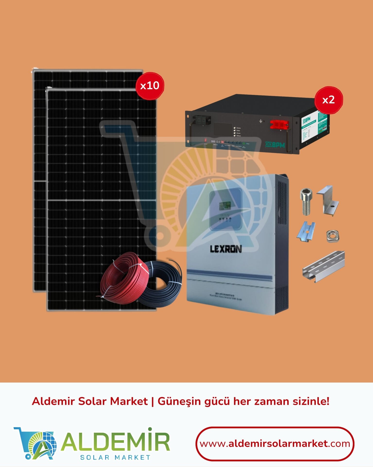 PREMİUM 11kW Güneş Enerji Sistemi