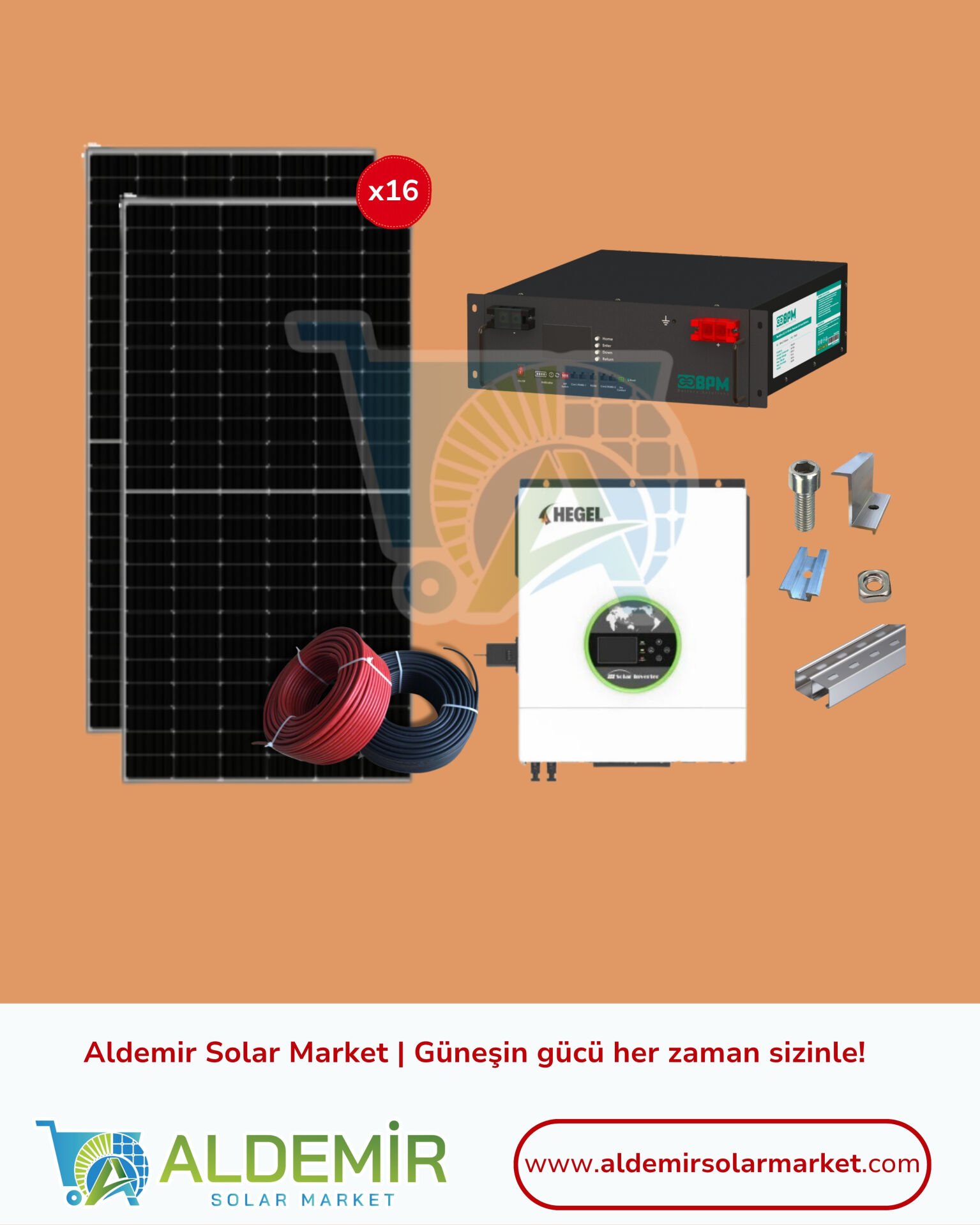 12 kW Güneş Enerji Sistemi