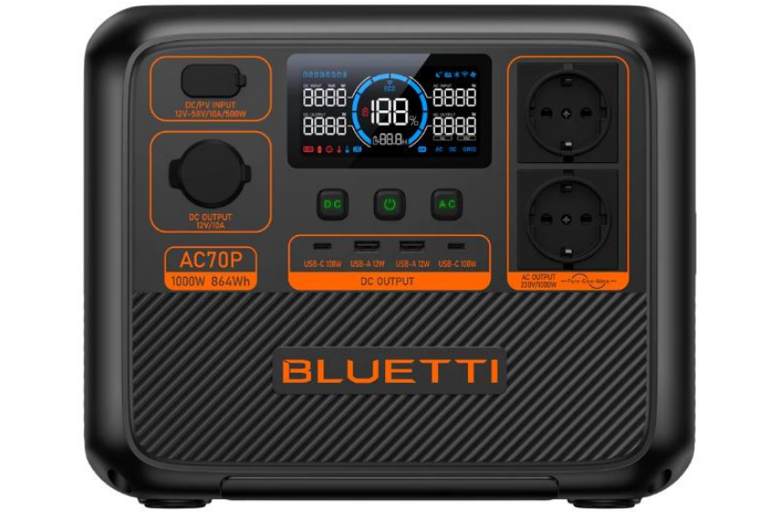 BLUETTI AC70P-1000W-TR Taşınabilir Güç İstasyonu